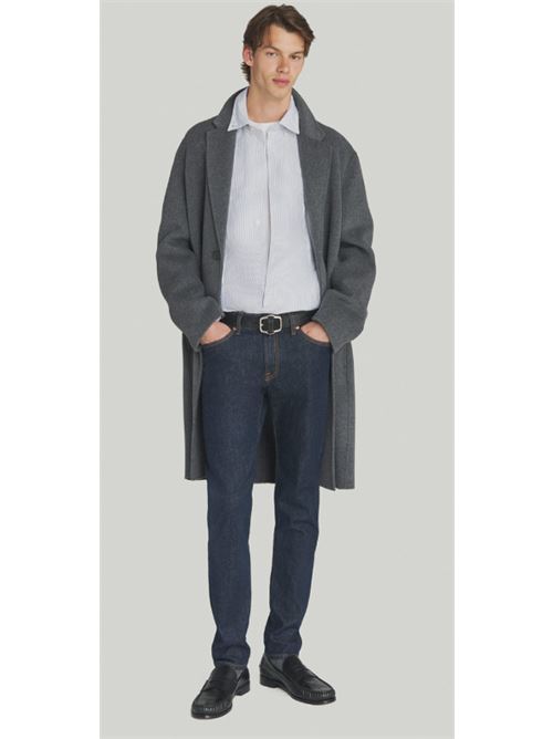 slub knit black denim ROY ROGER'S | 517WASH 87